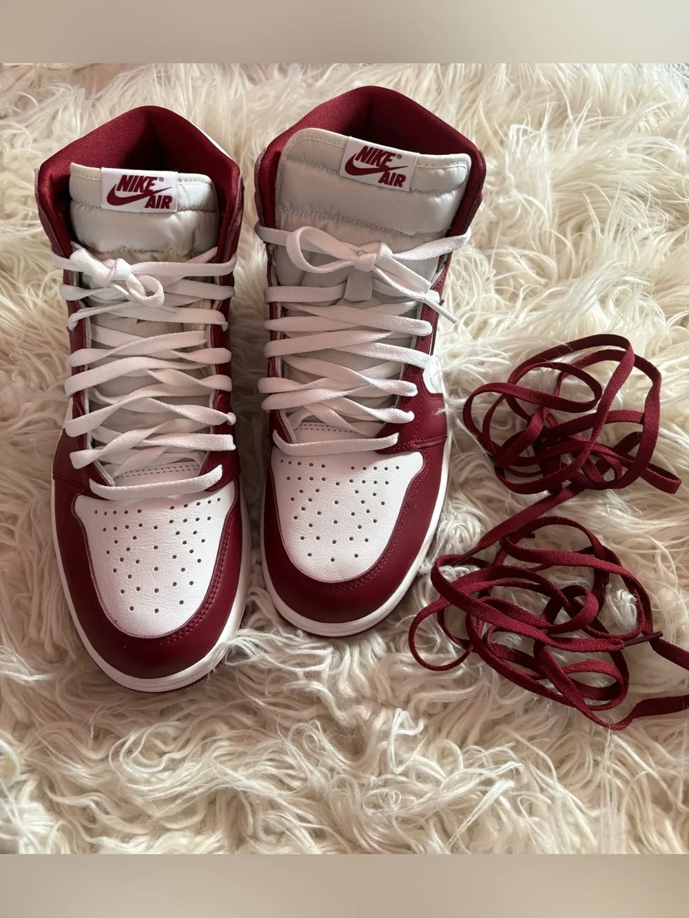 Nike Air Jordan 1 High OG Team Red White Men’s Size 11